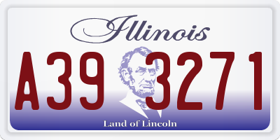 IL license plate A393271
