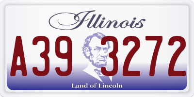IL license plate A393272