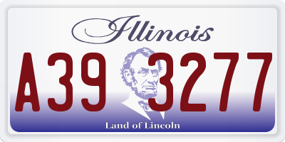 IL license plate A393277