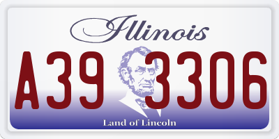 IL license plate A393306