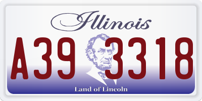 IL license plate A393318