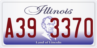 IL license plate A393370