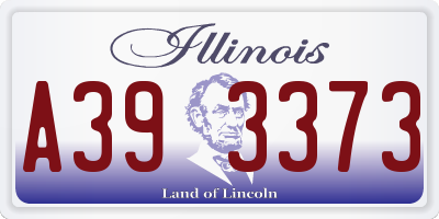 IL license plate A393373