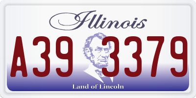 IL license plate A393379
