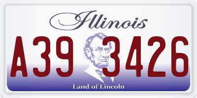 IL license plate A393426