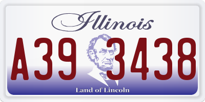 IL license plate A393438