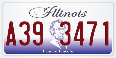 IL license plate A393471