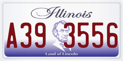 IL license plate A393556