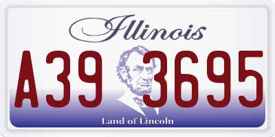 IL license plate A393695