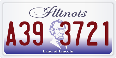 IL license plate A393721