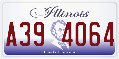 IL license plate A394064