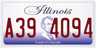 IL license plate A394094