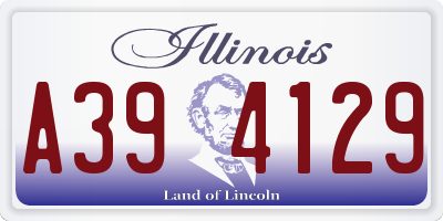 IL license plate A394129