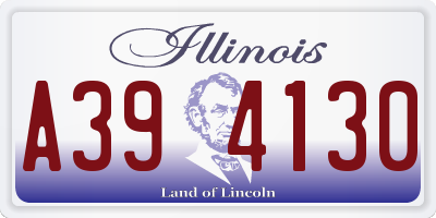 IL license plate A394130