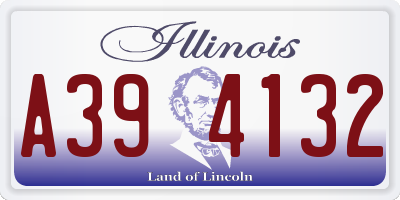 IL license plate A394132
