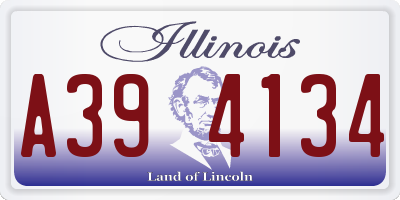 IL license plate A394134