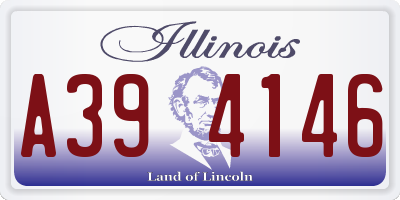 IL license plate A394146