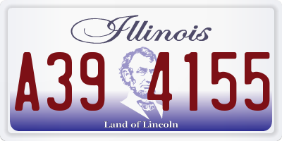 IL license plate A394155