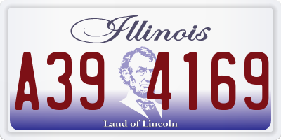 IL license plate A394169