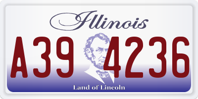 IL license plate A394236