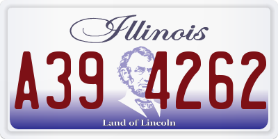 IL license plate A394262