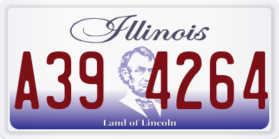 IL license plate A394264