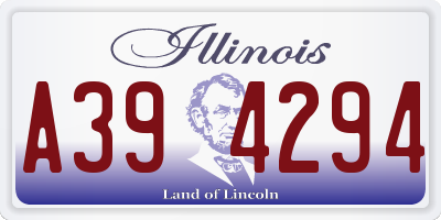 IL license plate A394294