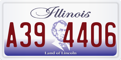 IL license plate A394406