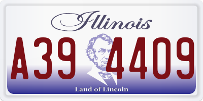 IL license plate A394409