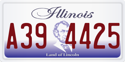 IL license plate A394425