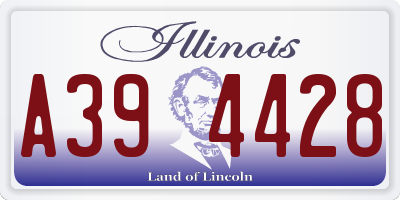 IL license plate A394428