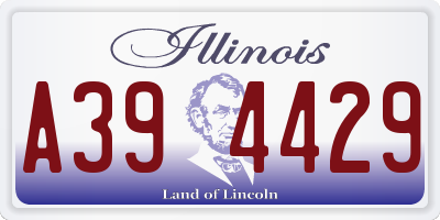 IL license plate A394429