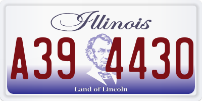 IL license plate A394430