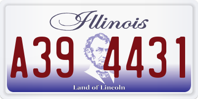 IL license plate A394431