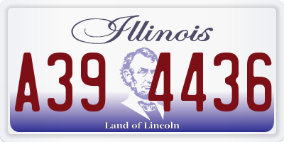 IL license plate A394436