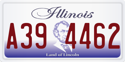 IL license plate A394462