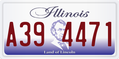 IL license plate A394471