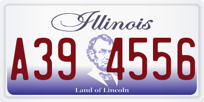 IL license plate A394556
