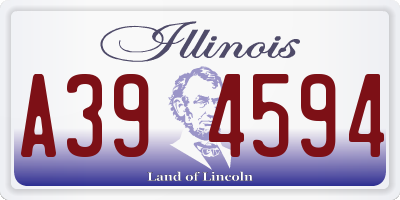 IL license plate A394594