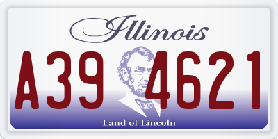 IL license plate A394621