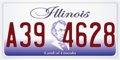 IL license plate A394628