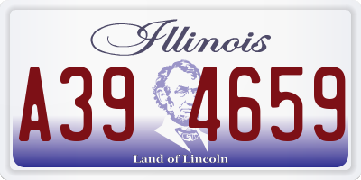 IL license plate A394659