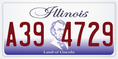 IL license plate A394729