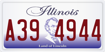 IL license plate A394944