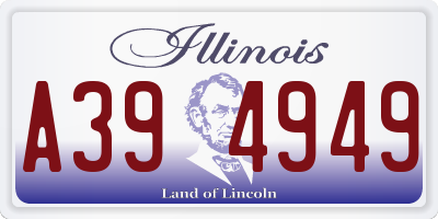IL license plate A394949