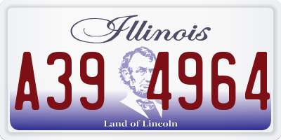 IL license plate A394964