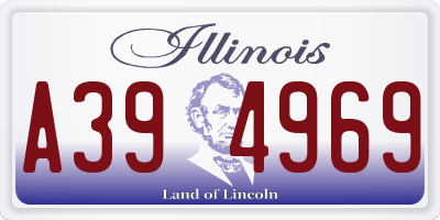 IL license plate A394969