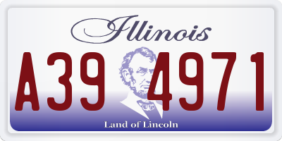 IL license plate A394971