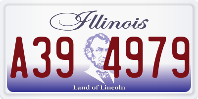 IL license plate A394979