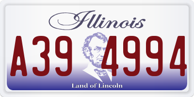 IL license plate A394994
